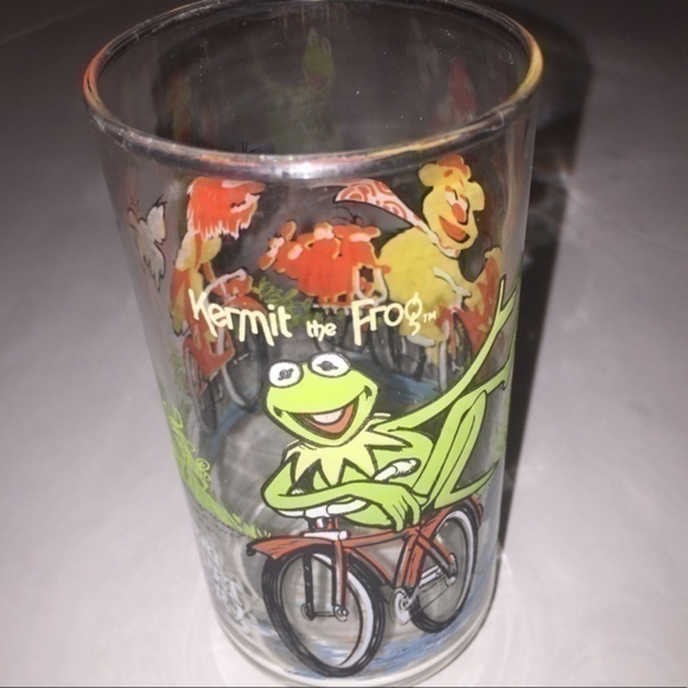 COPY - Vintage McDonalds Kermit the frog glass